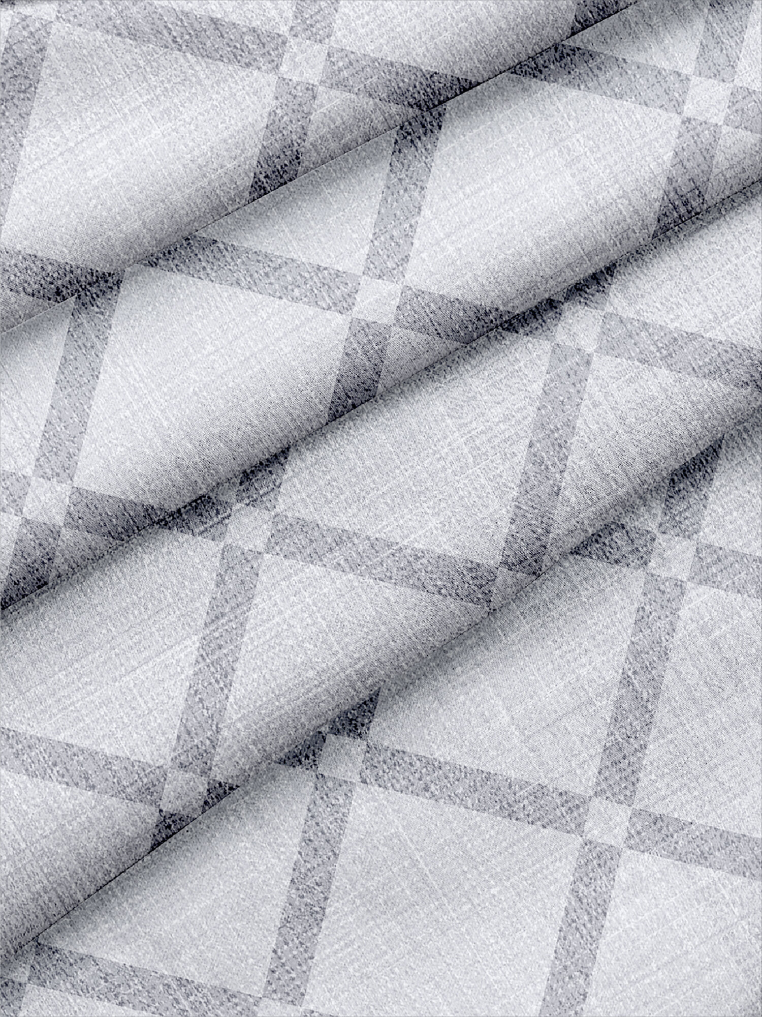 Подушка на стул с тафтингом круглая d40 "Mia Cara" Ромбы — фото 1