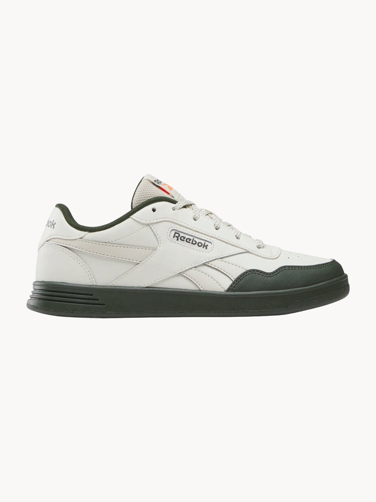 Кроссовки Reebok Court Advance, размер 6,5 US, молочный/серый/зеленый