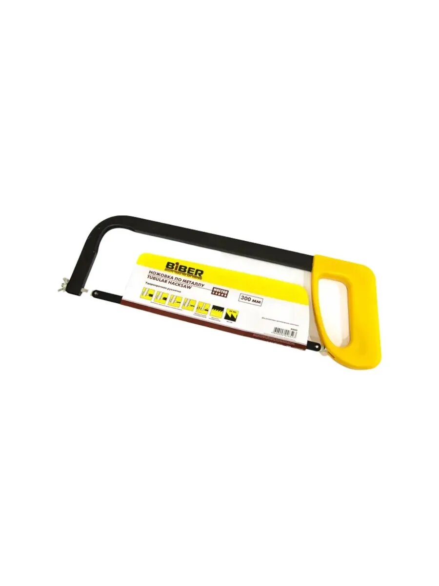 Мetalлическая ножовка с пластиковой рукояткой 300 мм