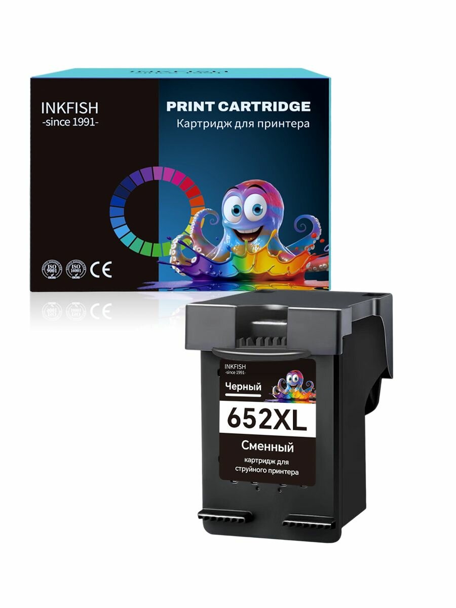 Черный картридж HP 652 XL для принтера HP DeskJet Ink Advantage 3636 3790 4035 3630 3788