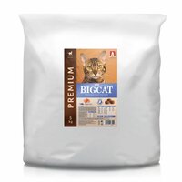 Полнорационный сухой корм для взрослых кошек Зоогурман, BIG CAT Рыба MIX 5кг