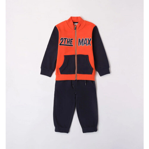 фото Комплект одежды ido, толстовка и брюки, спортивный стиль, размер 4a, оранжевый