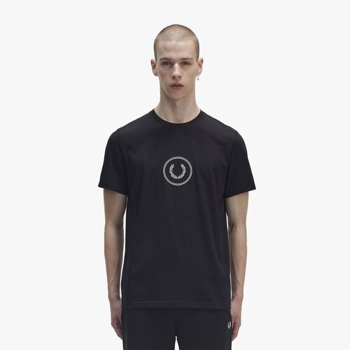 Футболка FRED PERRY, размер L, черный