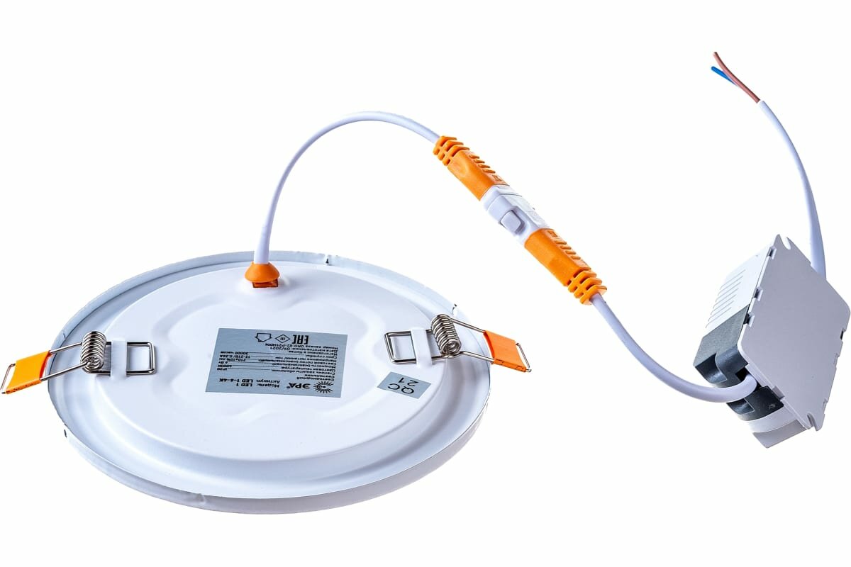 Светодиодный круглый светильник ЭРА LED 1-6-4K LED 6W 220V 4000K Б0017486