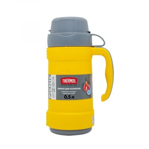 Классический термос Thermos PICNIC 40 Series, 0.5 л, желтый