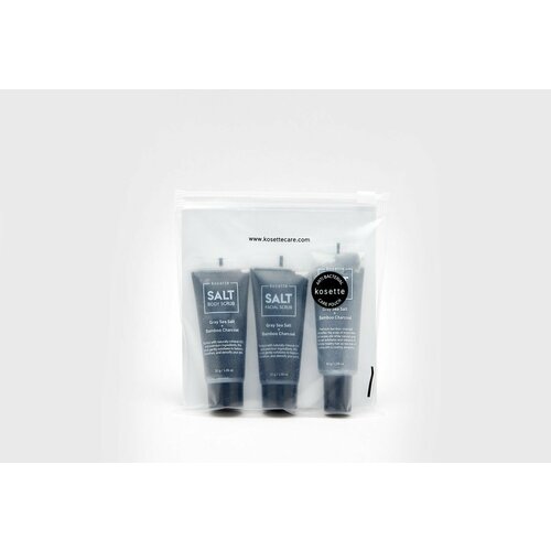 first salt after rain grey salt скраб 150 г Подарочный набор Kosette SALT DETOX KIT