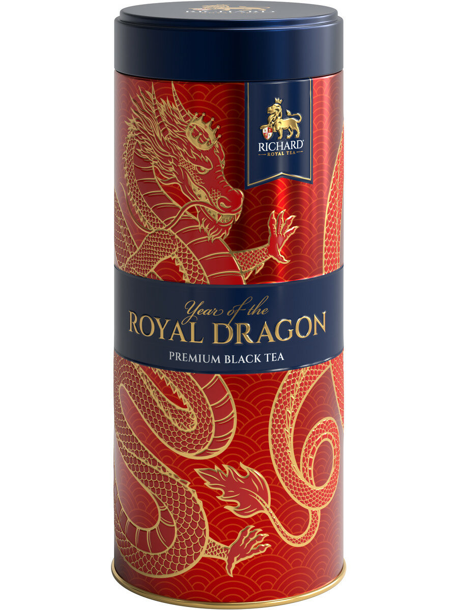 Чай Richard "Year of the Royal Dragon" чёрн. лист. круп. 0,9кг/90г жесть - фотография № 4