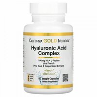 California Gold Nutrition Hyaluronic Acid Complex, 50 г, 60 шт.