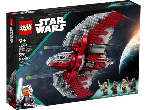 LEGO Star Wars 75362 Ahsoka Tanos T-6 Jedi Shuttle, 599 дет.