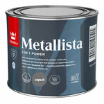 TIKKURILA METALLISTA краска по ржавчине 3 в 1, глянцевая, серый (0,4л) - изображение