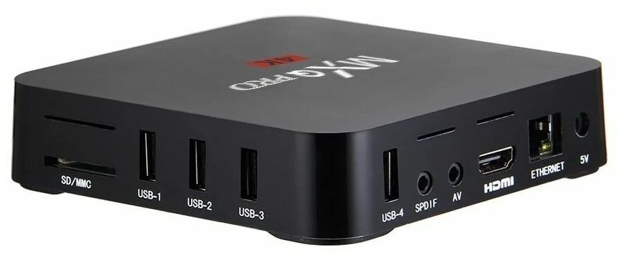 Смарт ТВ приставка цифрового телевидения Smart TV Box MXQ Pro 4K 5G / Андроид / ТВ бокс медиаплеер для дома и дачи с HDMI и Wi-Fi на Android