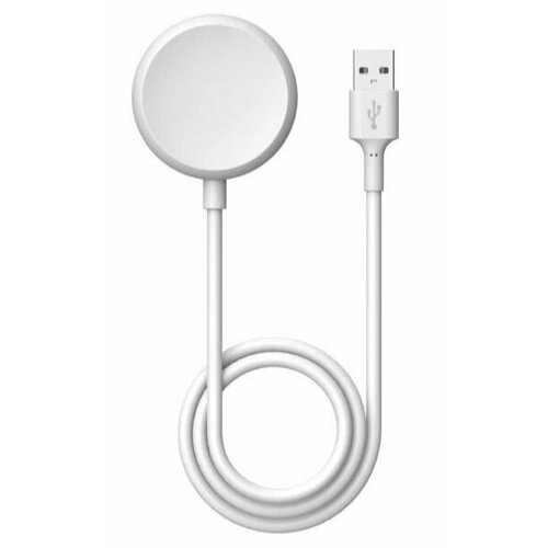 Беспроводное зарядное устройство магнитное для часов Google Pixel Watch USB Белый