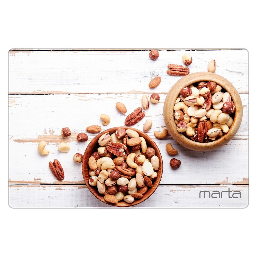 MARTA MT-3740 орехи доска разделочная гладкая