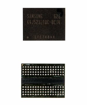Video memory / Видеопамять SAMSUNG GDDR3 K4J52324QC-BC14
