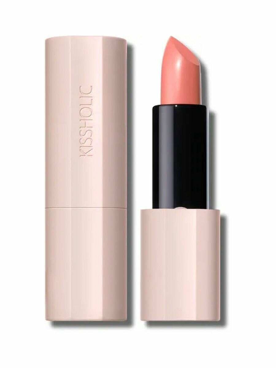 Помада 02, 3.5 гр, Kissholic Lipstick Intense CR02 Yogurt Peach, THE SAEM, 8806164167304