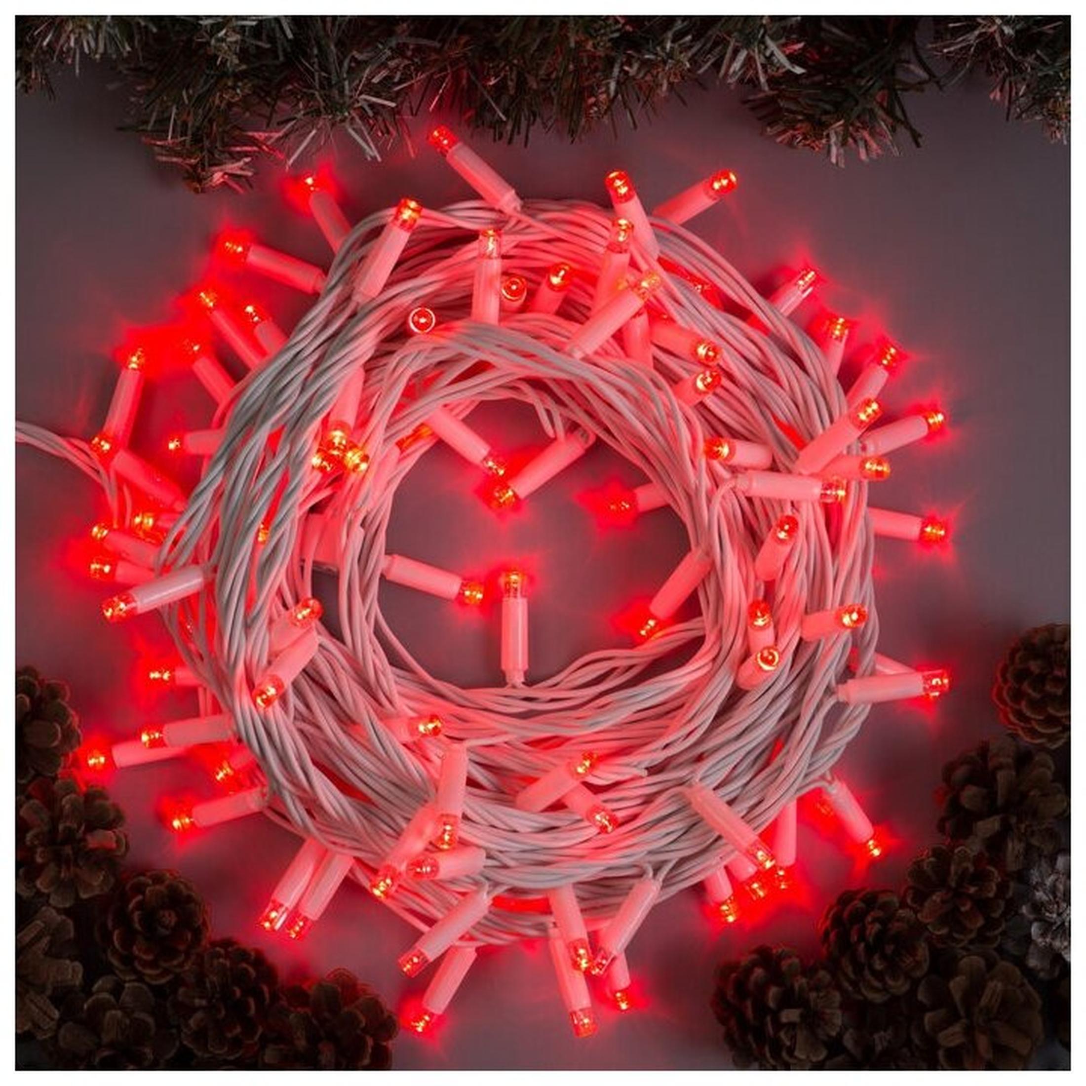 Нить PRO. IP65, УМС, 10 м, Н. Б. 3W LED(IP65-M)-100-220V, красный 3584101