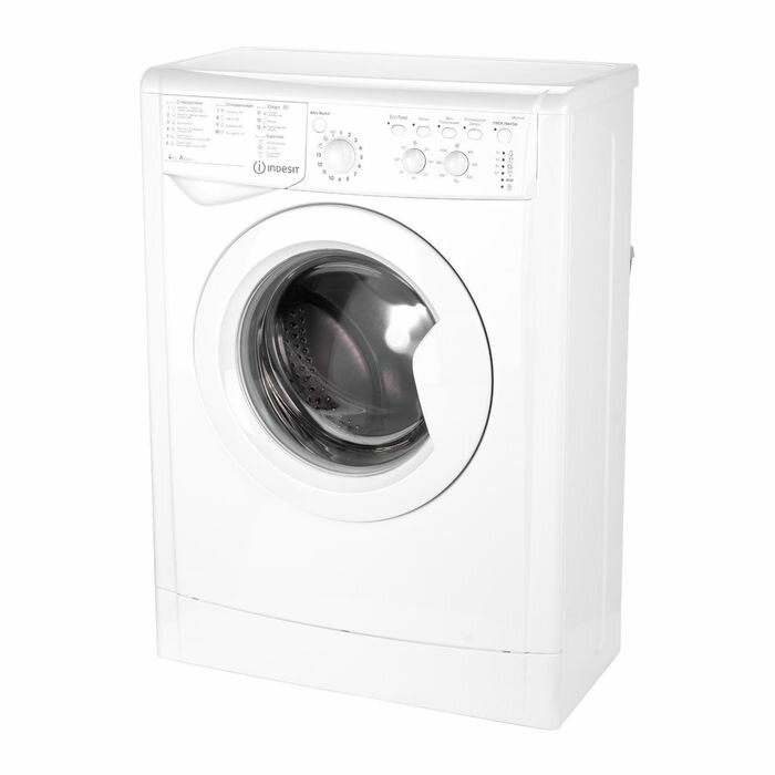 Стиральная машина Indesit IWUC 4105, класс A, 1000 об/мин, 4 кг, белая