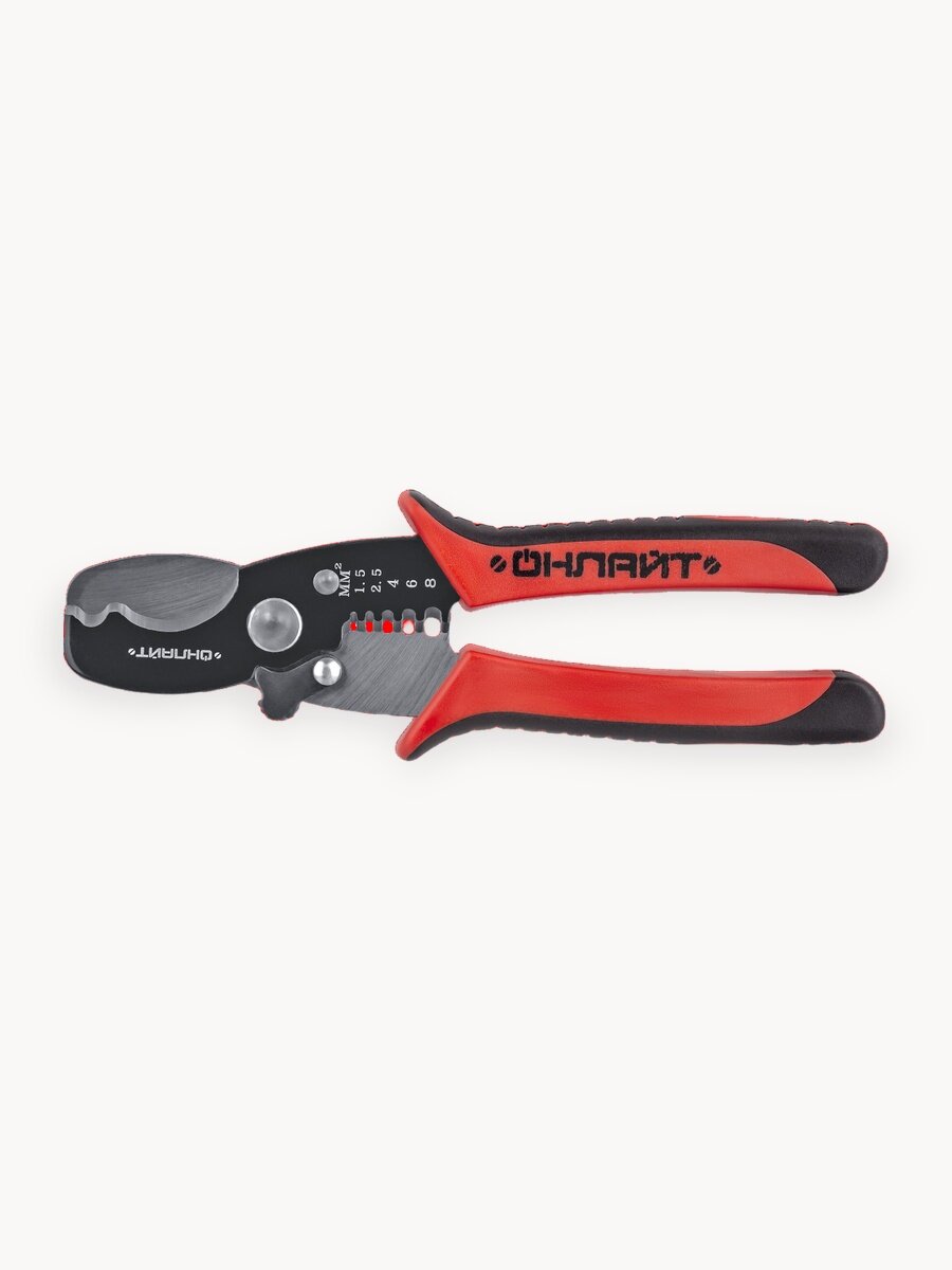 Ножницы кабельные Онлайт Монтаж 82 968 OHT-Nk02-2v1 (резка и снятие изоляции)