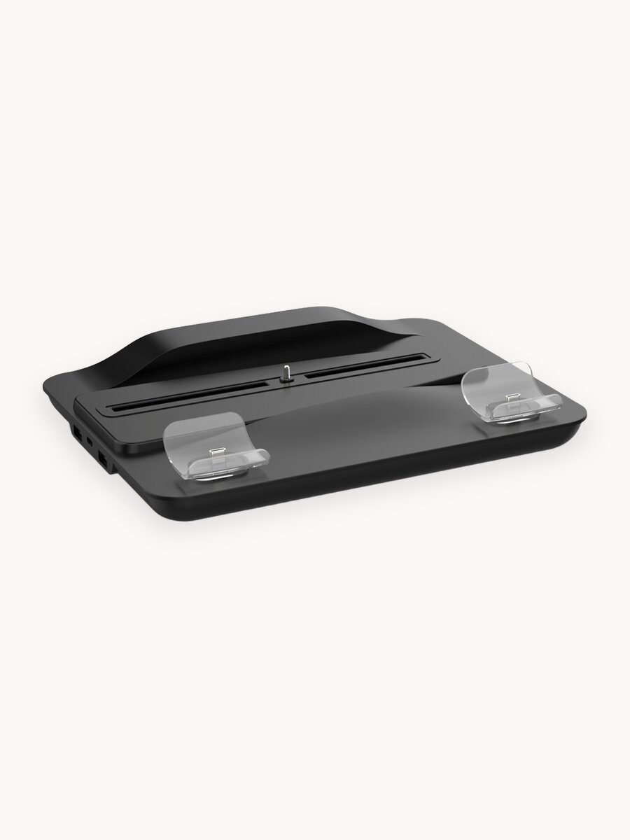 Многофункциональный стенд DOBE для PS5 (Не Slim) c функцией охлаждения и док-станцией, черный