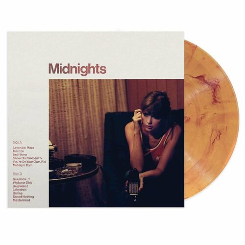 TAYLOR SWIFT - Midnights (LP blood moon). Виниловая пластинка