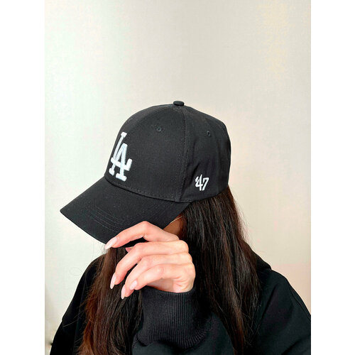 фото Бейсболка бейсболка классика, размер 56-58, черный marya accessories