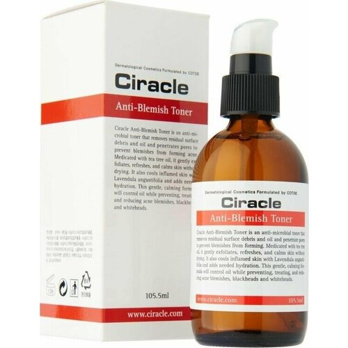 Ciracle Тонер для проблемной кожи Anti-Blemish Toner, 105мл тонер для проблемной кожи лица ciracle anti blemish toner 105 мл