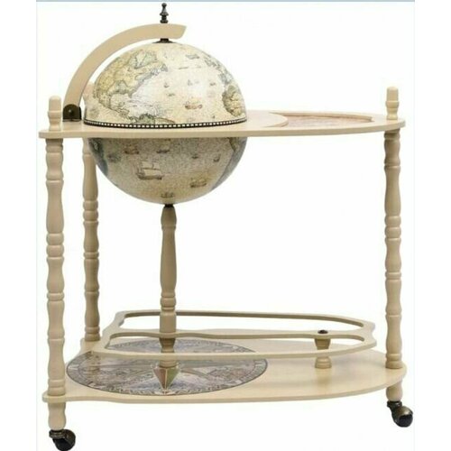 Глобус-бар со столиком, сфера 33 см, Ptolemaeus CG33004NW01