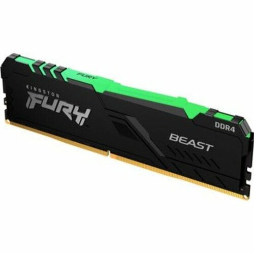 Оперативная память KINGSTON DDR4 16Gb 2666 MHz pc-21300 FURY Beast Black RGB (KF426C16BB1A/16)