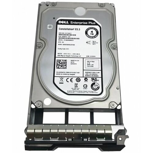 Жесткий диск Dell DRMYH 4Tb 7200 SAS 35 HDD 4176500₽