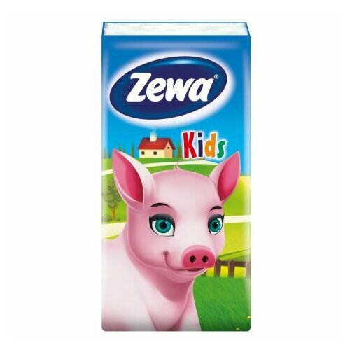 Носовой платочек ZEWA Kids 10 шт 3сл