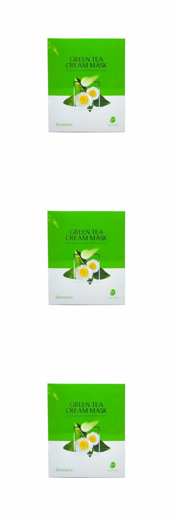 Маска кремовая на тканевой основе Deoproce Snail Cream - фото №1