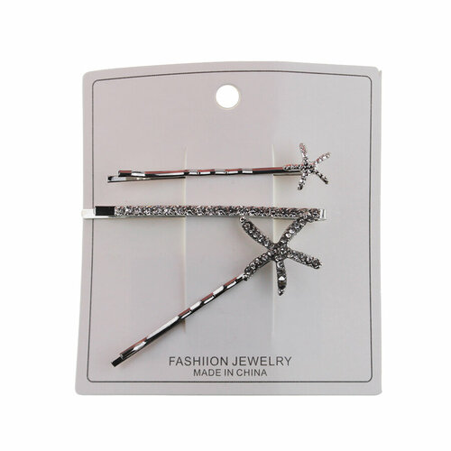 Набор невидимок для волос Звезда, 3шт