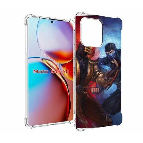 Чехол MyPads Mortal Kombat art для Motorola Moto X40 задняя-панель-накладка-бампер чехол mypads mortal kombat art для motorola moto edge x30 задняя панель накладка бампер