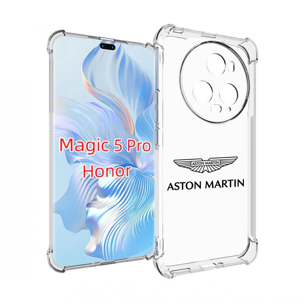 Чехол MyPads Aston-Martin мужской для Honor Magic 5 Pro задняя-панель-накладка-бампер