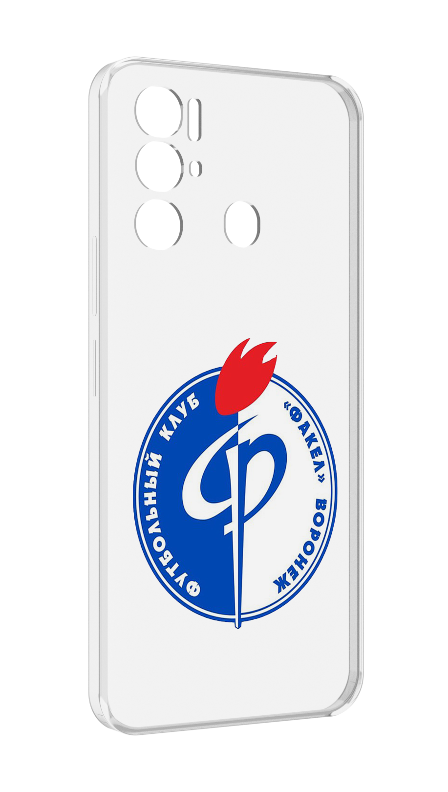 Чехол MyPads фк факел воронеж мужской для Tecno Pova Neo 4G задняя-панель-накладка-бампер