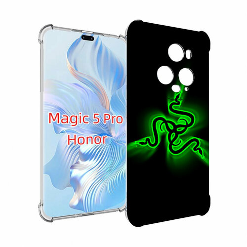 Чехол MyPads Razer для Honor Magic 5 Pro задняя панель накладка бампер