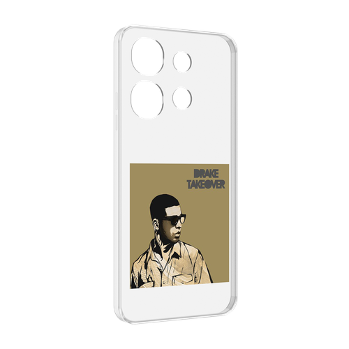 Чехол MyPads Drake - Takeover для Tecno Spark Go 2023 (BF7) / Tecno Smart 7 задняя-панель-накладка-бампер