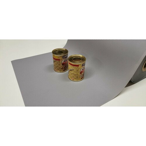 Противоскользящий мат (коврик), 1000х480 мм, светло-серый, Agoform, Германия, в выдвижной ящик кухни