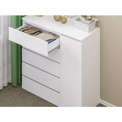 Комод широкий СКМ 22 Белый 10403₽