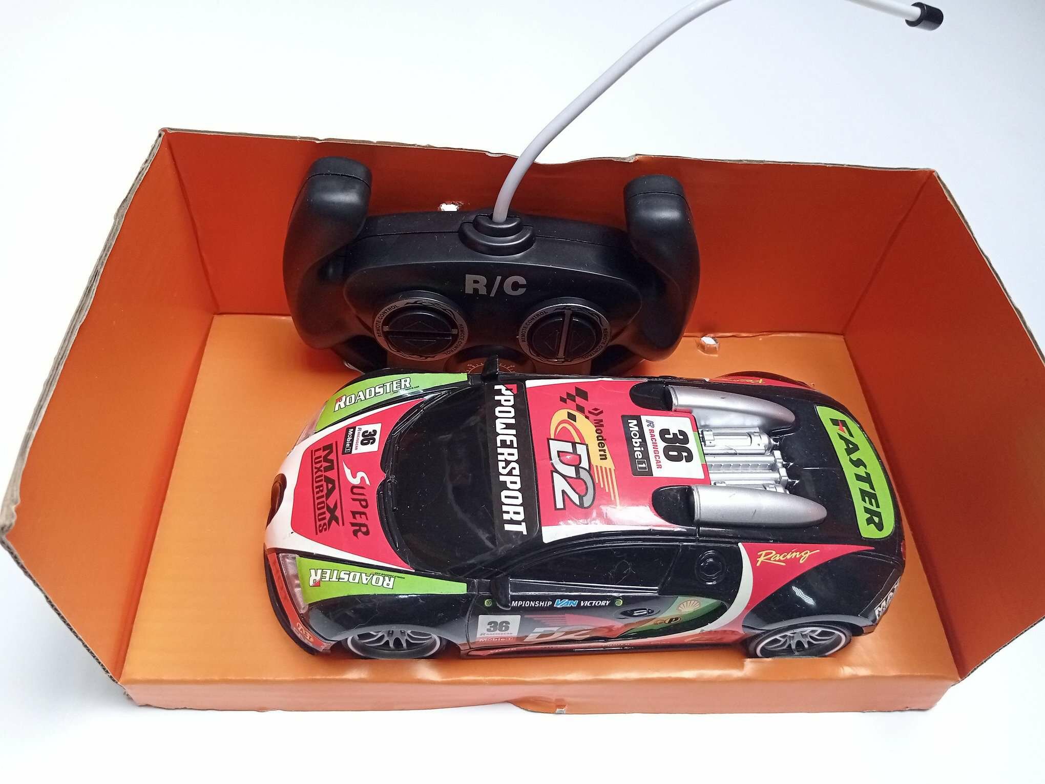 Машина на радиоуправлении "Speed King Racing", пластик, красная, гоночная, масштаб 1:20, питание батарейки — фото 1