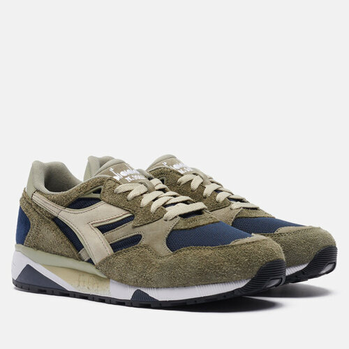 Кроссовки Diadora N.9002, натуральная замша, размер 45.5, зеленый