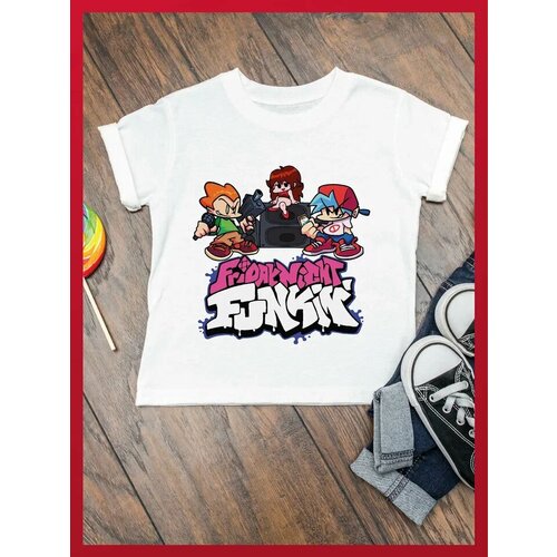 фото Футболка daily.gifts, размер 30, желтый, красный