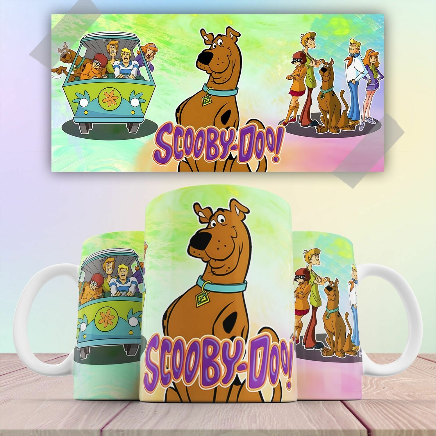 Кружка мультсериал Скуби-Ду Scooby-doo 330 мл