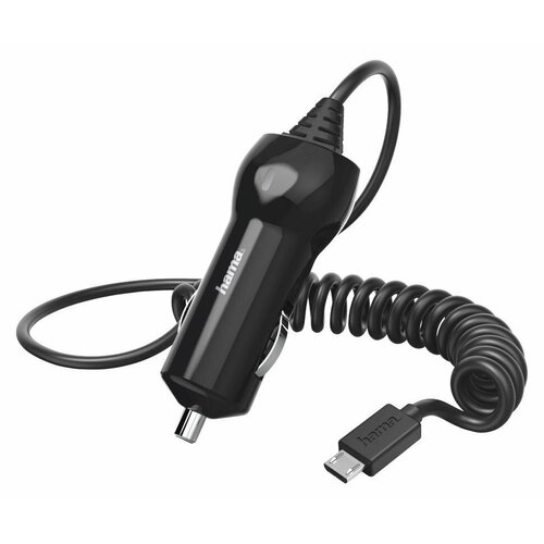 Автомобильное зарядное устройство HAMA H-183248 2.4А microUSB черный