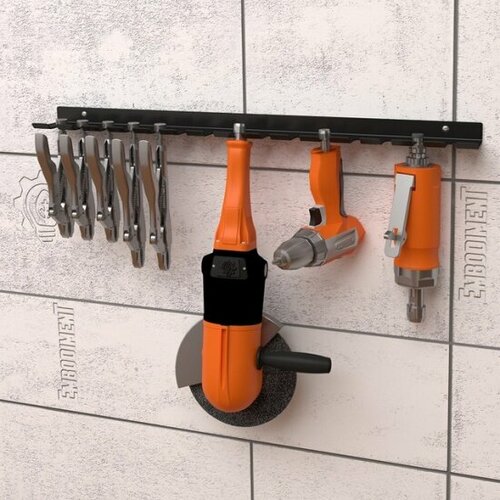 Держатель органайзер Embodiment для пневмоинструмента и зажимных клещей настенный 1920₽