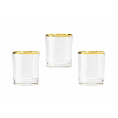 Набор стопок для водки Сабина золото, 0,07 л, 6 шт (Same)