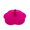 Крышка силиконовая на кружку / Силиконовая крышка для кружки, стакана, банки Розовый фламинго - изображение