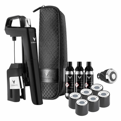 Система подачи вина по бокалам Coravin Model SIX PLUS PIANO BLACK
