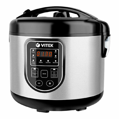Мультиварка 50Л 900ВТ 8 прогр двухсл тефлон покр электр УПР VITEK 962800₽