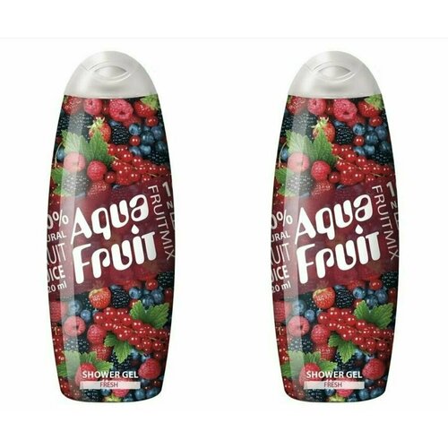 Гель для душа, Aquafruit, Fresh, 420 мл, 2 шт